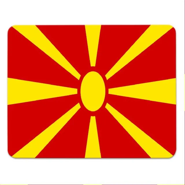 Mousepad "Mazedonien" Landesflagge - Fahne - Macedonia - Makedonija