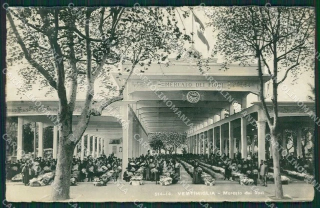 Imperia Ventimiglia Mercato dei Fiori Foto cartolina KV5671