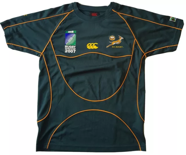 South African Springboks Rugby World Cup 2007 Jersey Size Small Canterbury