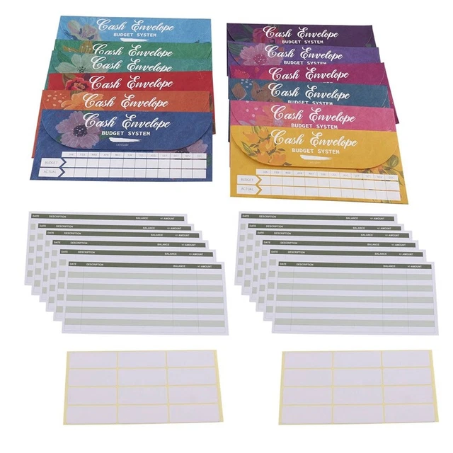 1 Set di Buste di Carta per Buste Impermeabili per Denaro per di Ca J6R1