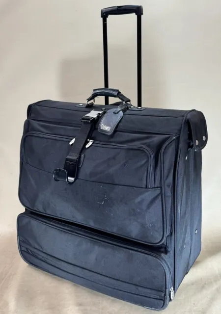 Used Dakota by Tumi Black Large 24” Upright Wheeled A Way Garment Bag Wardrobe