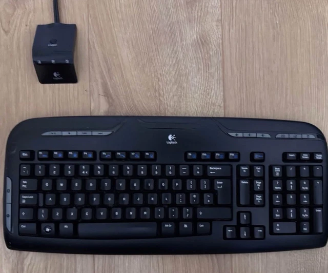 LOGITECH EX110 DESKTOP Keyboard Black Cordless QWERTY Standard