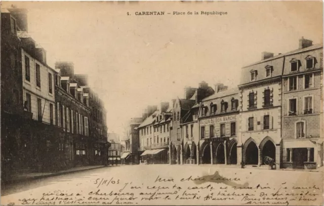 CPA CARENTAN - Place de la Republique (149658)