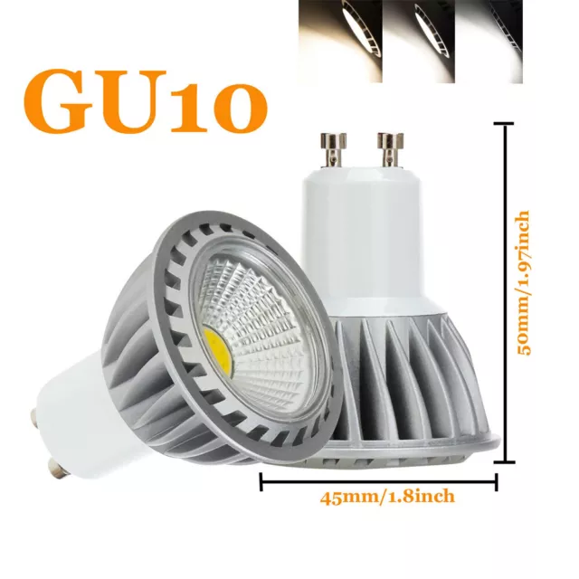 MR16 GU10 E27 15W LED COB Spotlight Bulbs Ultra Bright  Lamps Downlight 3