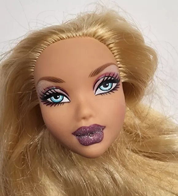 BARBIE HEAD ONLY Kennedy My Scene My Bling Bling For Replacement Or