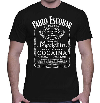 Pablo Escobar T-Shirt Plata o Plomo Colombia Cocaine Narcos Shirt