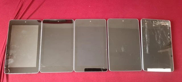 Lot de 5 Asus Google Nexus 7 2012 - NOIR- pour pièces
