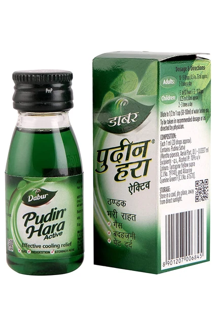 Dabur Pudin Hara Active Digestion Solution Relieve From Indigestion 30ml With FS
