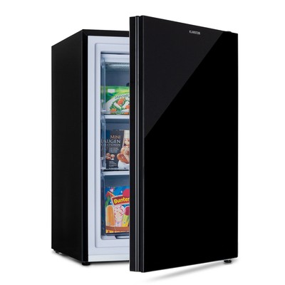 Klarstein Congelatore Verticale Freezer Mini Ecologico Ripiani Piccolo Nero Classe A 35L 
