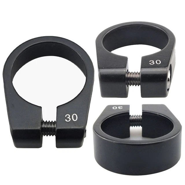 1X 30mm Aluminium Seat Post Pipe Clamp-Mount Bolt For Mountain Bike Road Bicycle