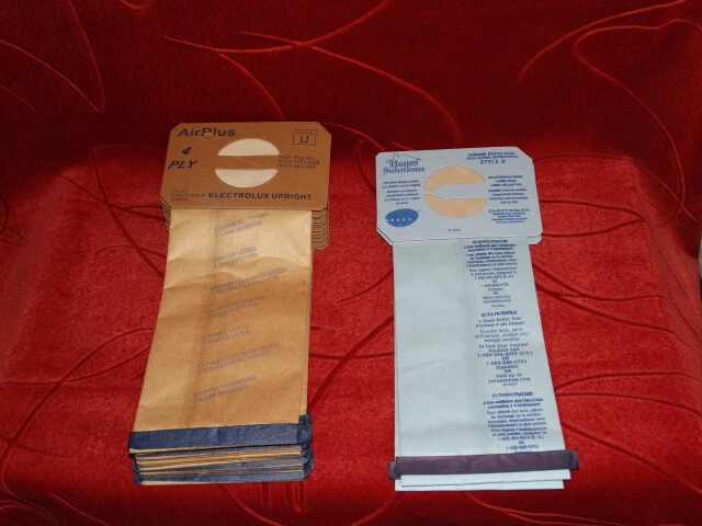 Home Solution Style U Lot 15 Vacuum Replacement Filter Bags Electrolux Aerus Lux