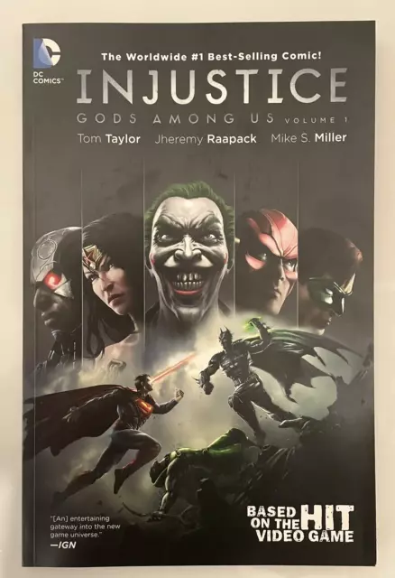 DC Comics Injustice Gods Among Us Volume 1 Signed By Tom Taylor With COA