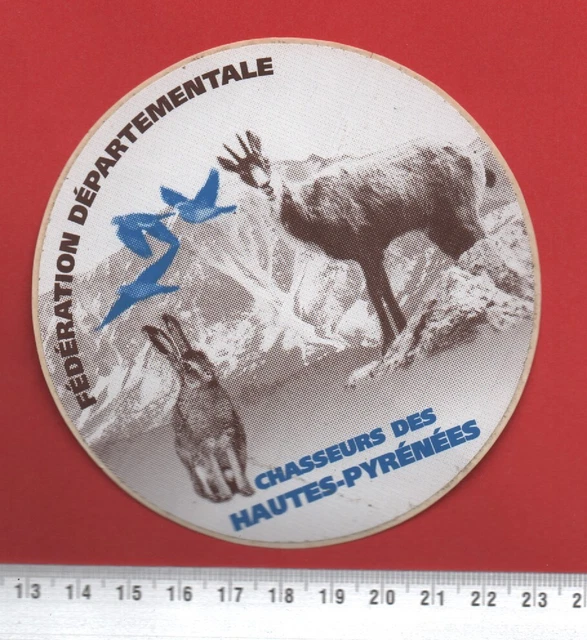 Federation Chasse Hautes Pyrenees -  Autocollant *045*