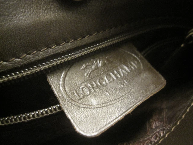 Sac à Main Vintage En Cuir Noir LANGER FRES - Années 50/60, Parfait état