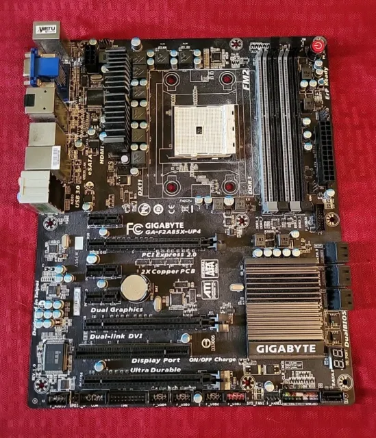 Gigabyte Technology GA-F2A85X-UP4, Socket FM2, AMD Motherboard