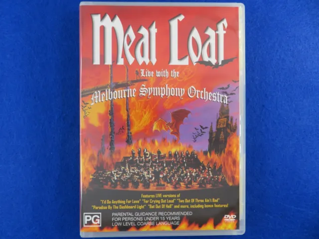 Meat Loaf Live With The Melbourne Symphony Orchestra - DVD - Region 4 !!