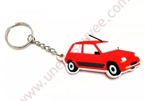 Portes-clés et pin's: Porte-clés Renault 5 Alpine échelle 1/144
