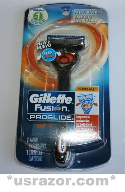 Gillette Fusion Flexball Razor Proglide Flexball Manual Shaver handle Cartridge