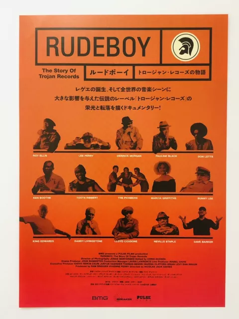 Rudeboy The Story of Trojan Records Roy Ellis Movie Flyer Poster CHIRASHI JAPAN