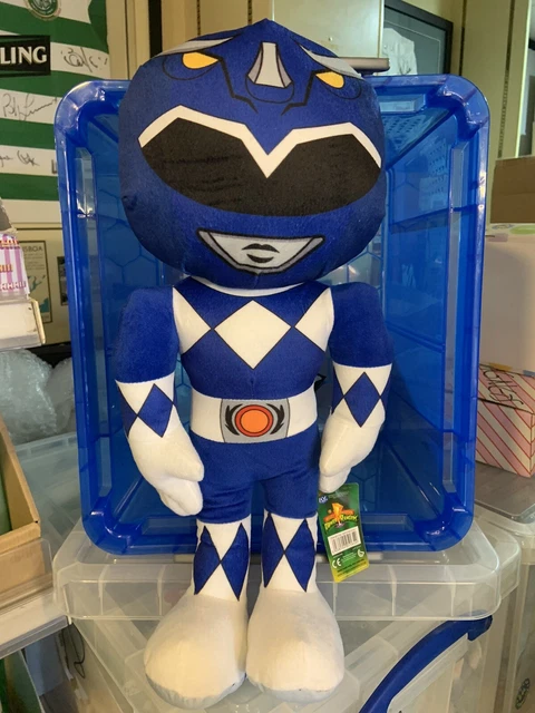 GIANT OFFICIAL LICENSED Plush Mighty Morphin Power Rangers 50cm Blue ...