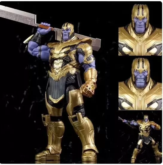 Marvel SHFiguarts Thanos Figure Avengers Infinity War BJD Action Figure