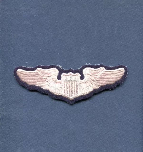 USAF US Air Force PILOT WING 4 1/2" Hat Jacket Squadron Uniform Patch