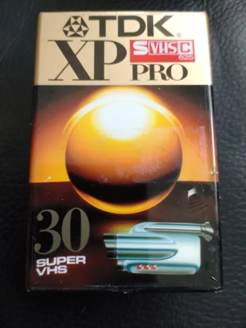 TAPE VIDEO TDK xp pro 30 (Super VHS)  FACTORY SEALED OVP SE-C30XPPEH