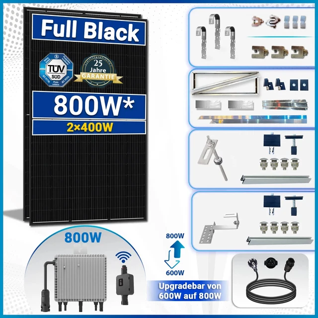 Inverter Fotovoltaico 800W Da Balcone - Con App Wi-Fi, Plug & Play, IP65 - Foto 7