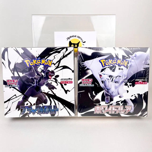 pokemon card black bolt white flare booster box Pokemon Card Black Bolt White Flare Booster Box set sv11B sv11W Japane –  MotosTCG
