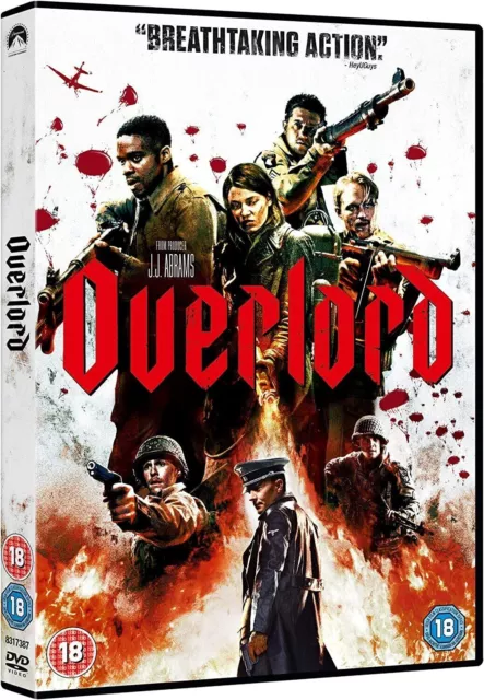 Overlord Jovan Adepo Wyatt Russell J J Abrams Paramount Uk 2019 Dvd New