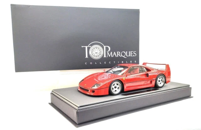 Ferrari F40 Rouge - Miniature Voiture De Sport Top Marques échelle 1/18, Collection Boîte D'origine