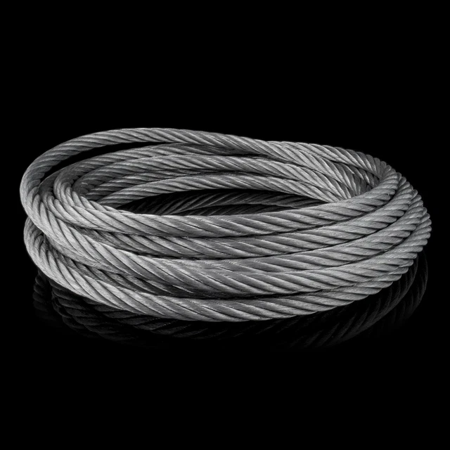 13mm CÂBLES D'ACIER GALVANISÉ filin métallique corde toron zingué 1m - 100m