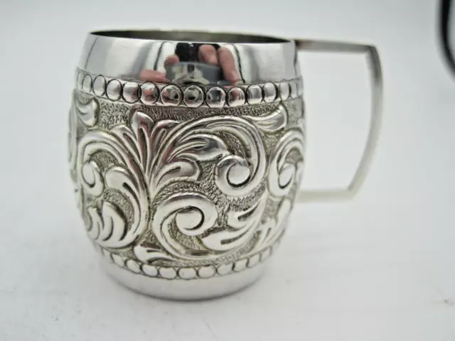 Solid 'Sterling Silver' Vodka Cup Or Tankard