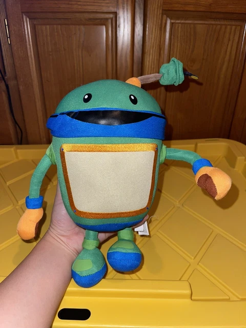 Team Umizoomi Poseable BOT Stuffed Plush, Nickelodeon Nick Jr - Green Robot