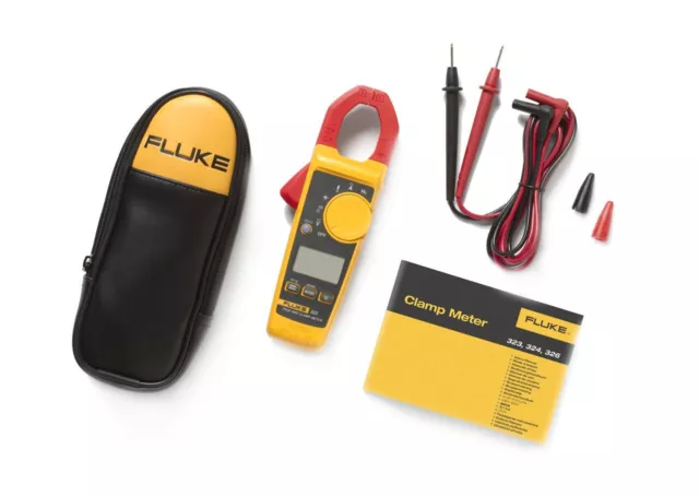 Original Fluke 325 True RMS TRMS digitales KLEMMMESSGERÄT mit Kalibrierzertifikat