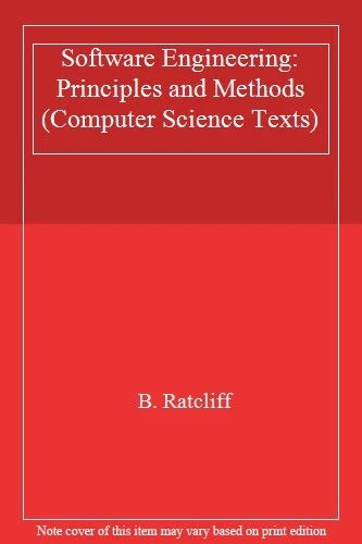 SOFTWARE ENGINEERING: PRINCIPLES and Methods (Computer Science Texts ...