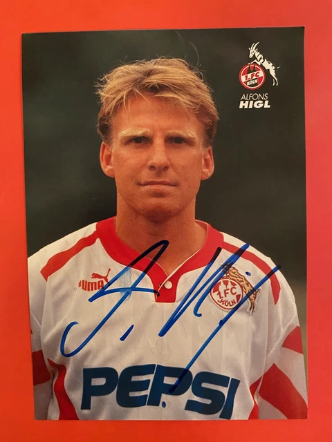 1. FC KÖLN Autogrammkarte Unterschrift Alfons Higl EUR 6,00 PicClick DE