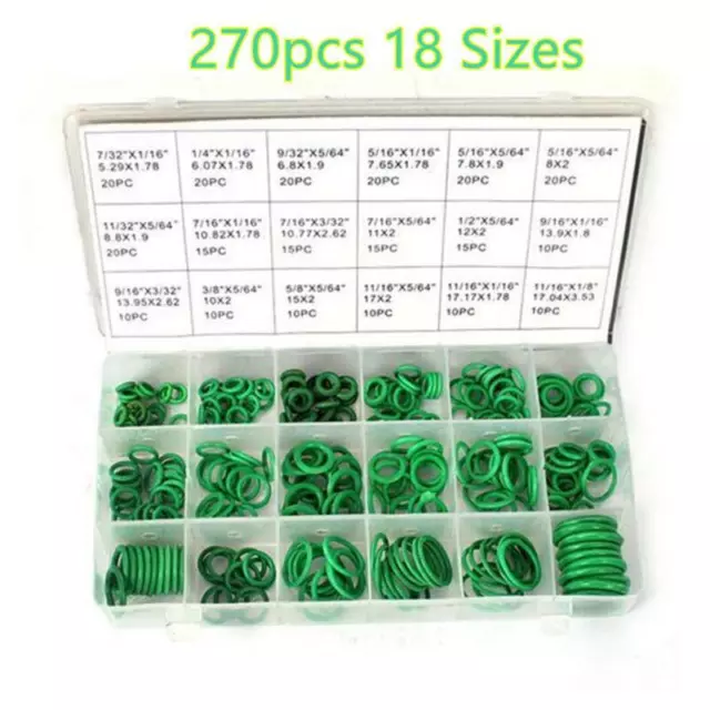 270pcs Oring Santech AC A/C System Seals Air Conditioning Rapid Seal Repair Kit