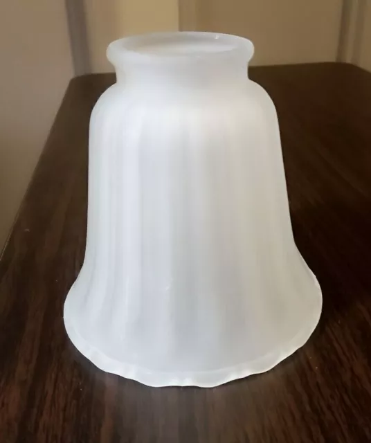 Vintage Ceiling Light Lamp Shade Frosted Glass Fan Replacement Bell Shaped