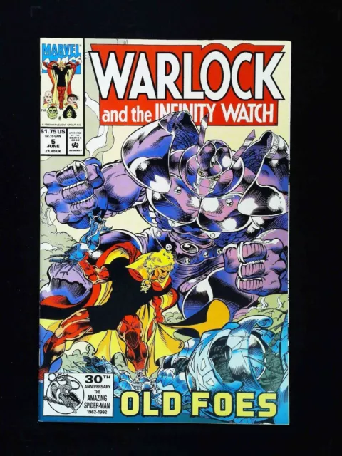 Warlock And The Infinity Watch #5  Marvel Comics 1992 Vf/Nm