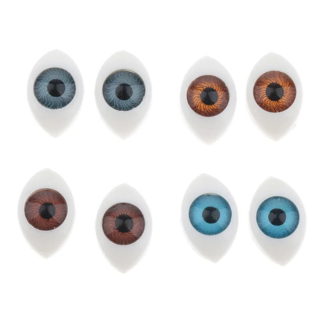 8pcs     6mm Iris for Porcelain or Reborn Dolls DIY