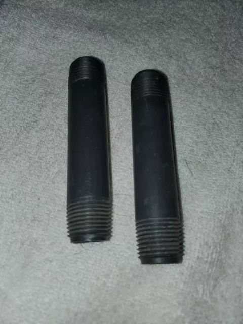 2 Pieces 1/2" x 4" Pipe Nipple TBE PVC Schd 80 - #882-040 - NEW