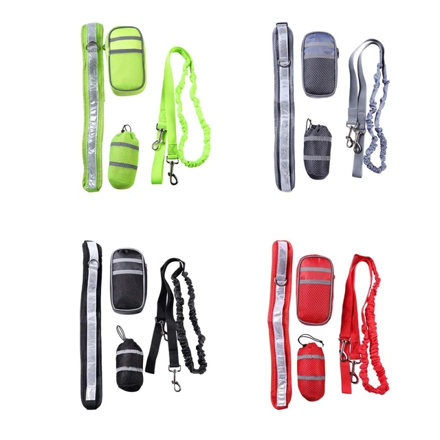 Correa para perro arnés manos libres bungee reflectante para