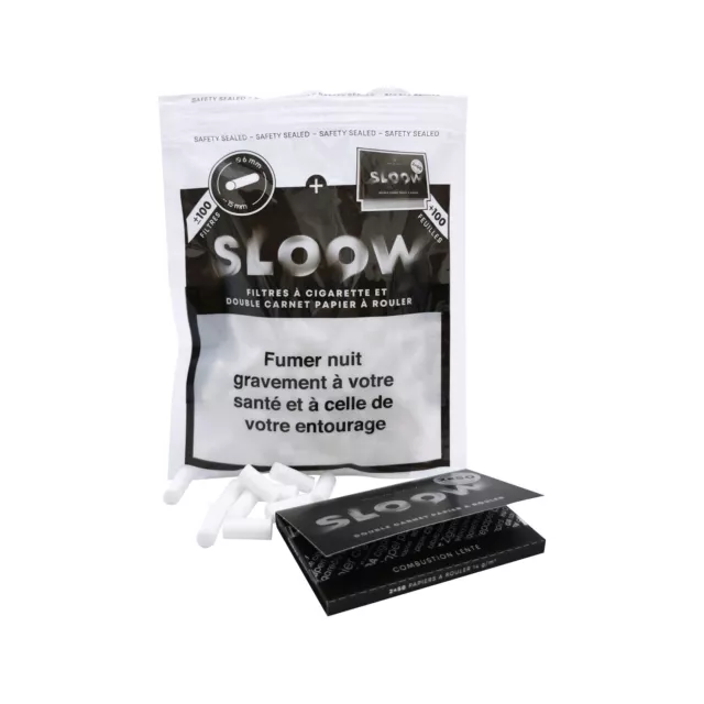 SLOOW - Boite de 50 Carnets de feuilles à rouler King Size Slim - Flash  Deal - Ventes flash de marques à prix cassés - Vif et Crolles
