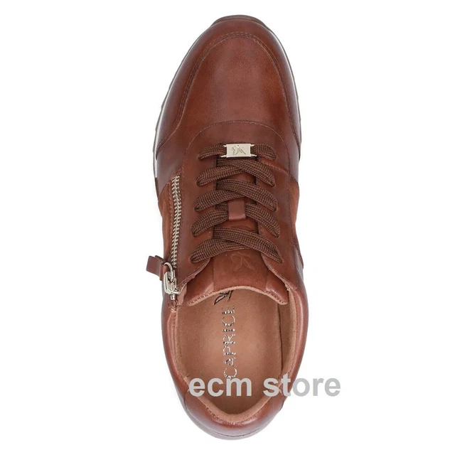 CAPRICE Basket en cuir 9-23600 COGNAC Taille 39 chaussures homme 3