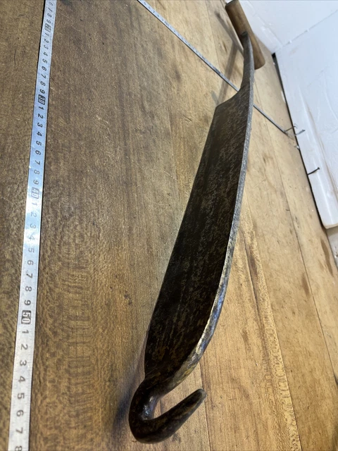 Ancien Outil De Sabotier - Paroir Forgé N°11 - Outillage Artisanal Français