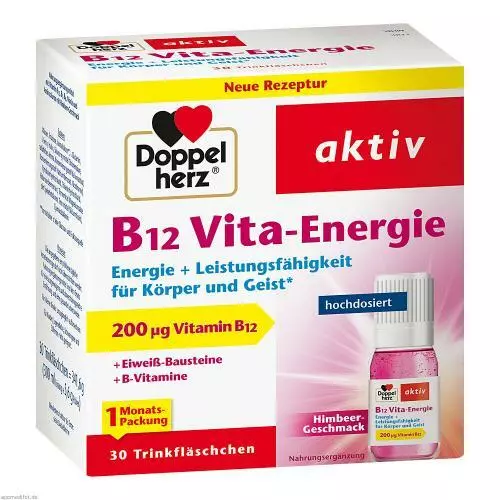 DOPPELHERZ B12 Vita-Energie Trinkampullen 30 St