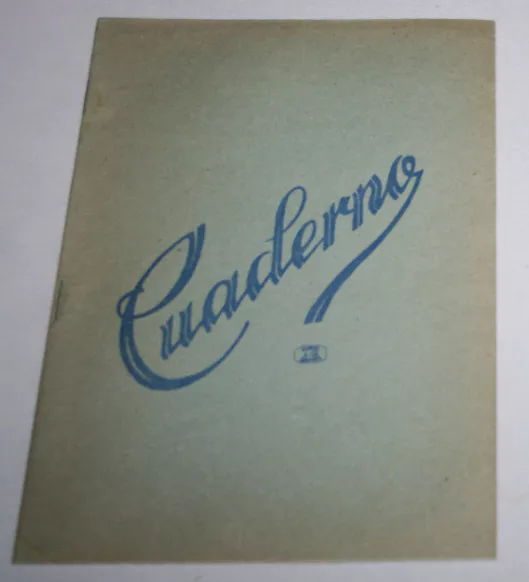 Antiguo Cuaderno Escolar Sin Usar Con Tablas De Numeros Detras, Años 50 60  8ªu