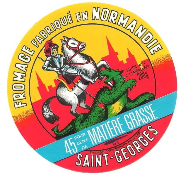 etiquette fromage camembert SAINT-GEORGES