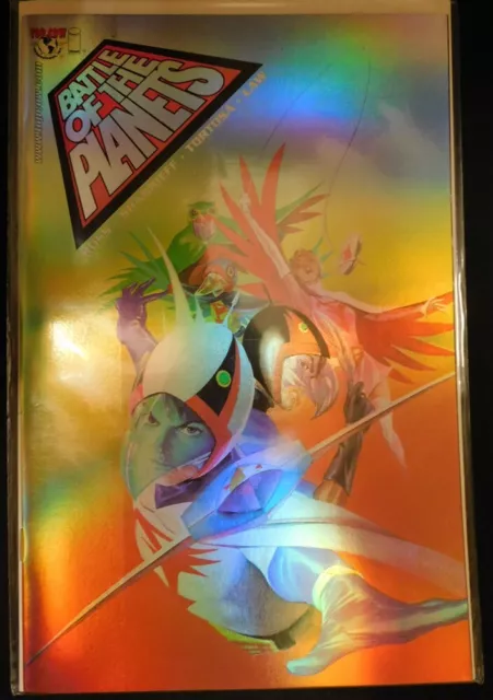 Battle Of The Planets 1 Image Foil Variant Comic Alex Ross Sharrieff 2002 Vf